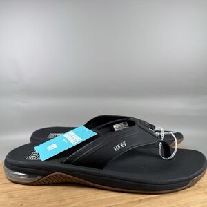 Reef Anchor Thong Flip Flops Sandals Black Men’s Size 11 NEW